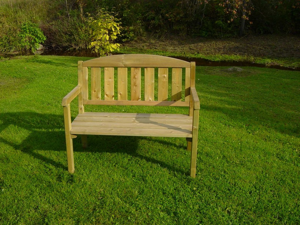 Wooden Double Seat Bench